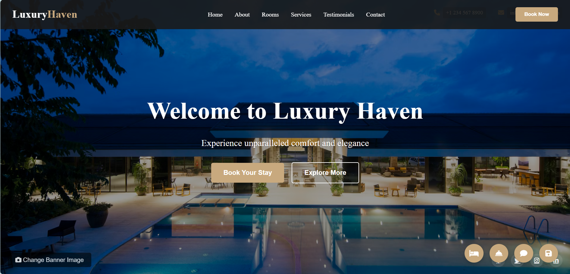 Hotel Template